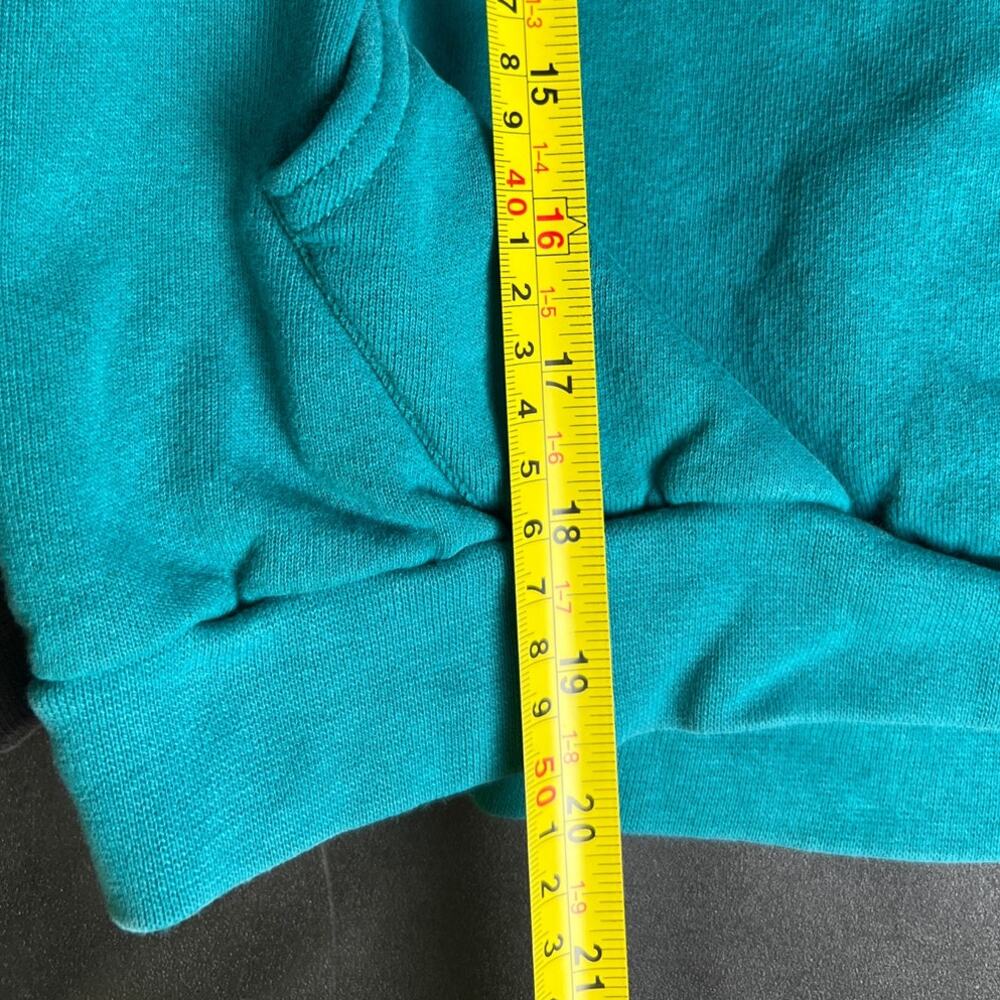Vintage Nike Air Size 14/16 Blue Two Tone Hoodie Made In USA - Picture 3 of 7